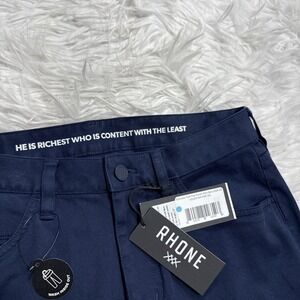 Rhône Everyday Twill Five Pocket Slim Straight Pants Men's 28 X 33 Navy Blue New